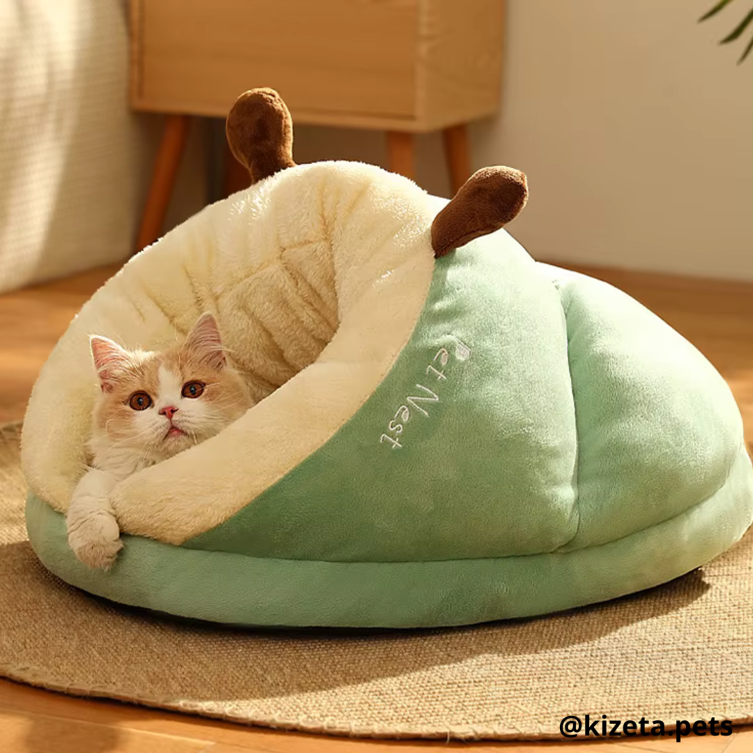 CAMA TIPO CUEVA PARA GATOS (50X35X30CM)
