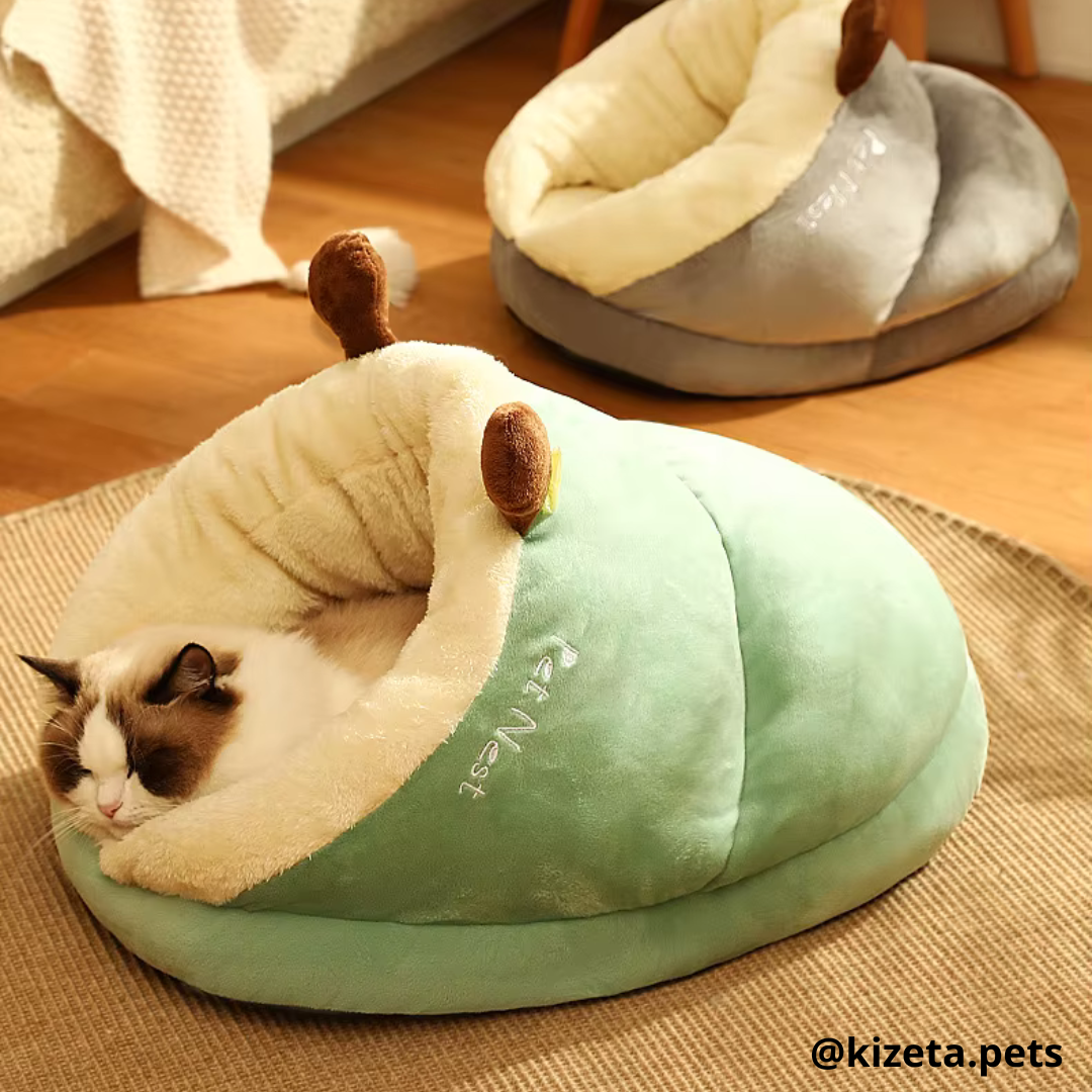 CAMA TIPO CUEVA PARA GATOS (50X35X30CM)