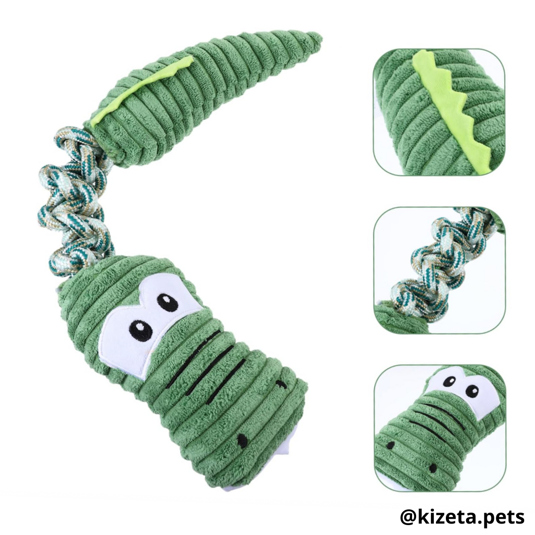 JUGUETE LARGE COCODRILO CON SONIDO