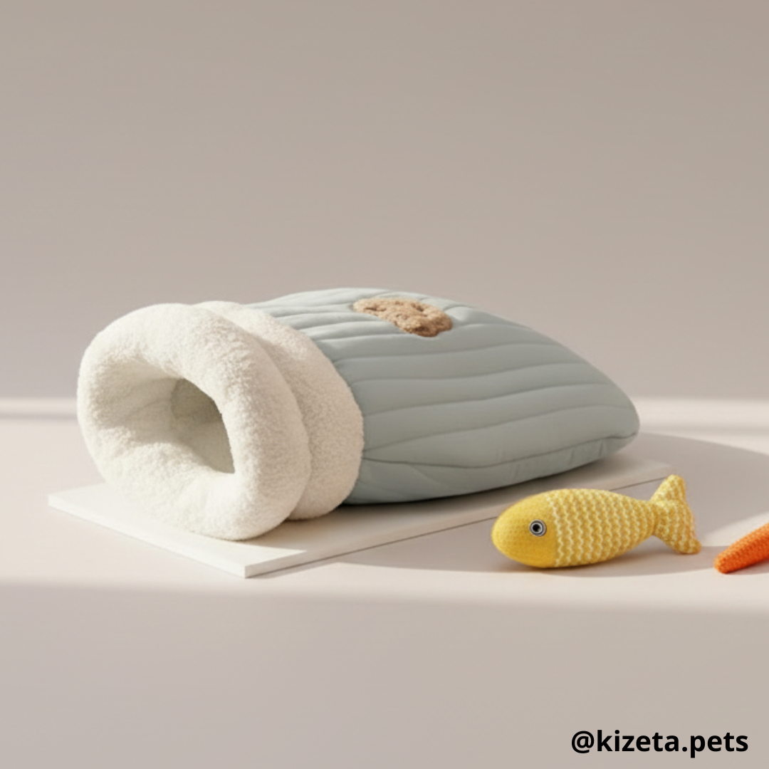 CAMA TIPO SACO DE DORMIR MODELO LUCCA HASTA 6KG (54X45CM)