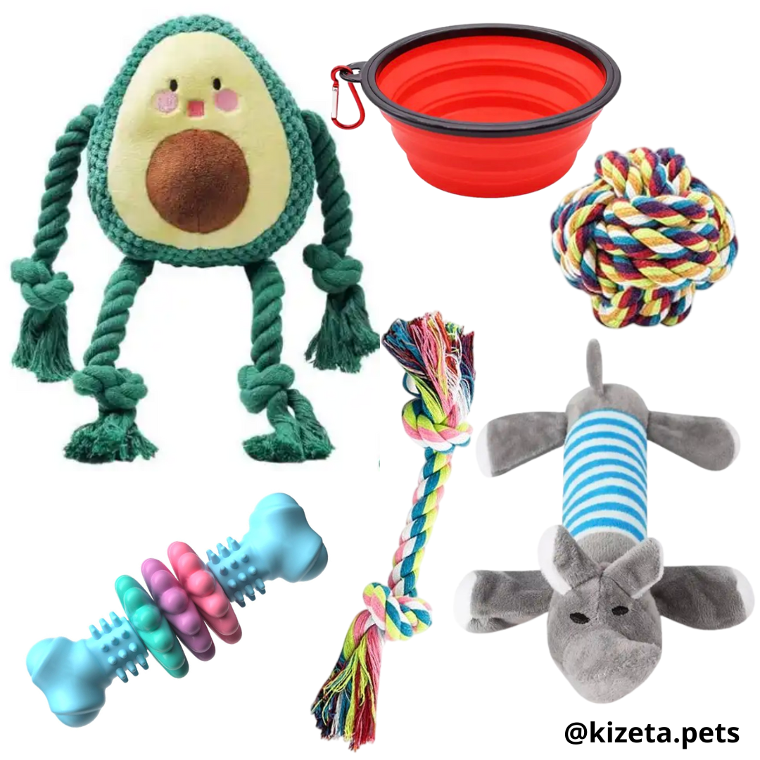 KIT 6 JUGUETES (AGUACATE)