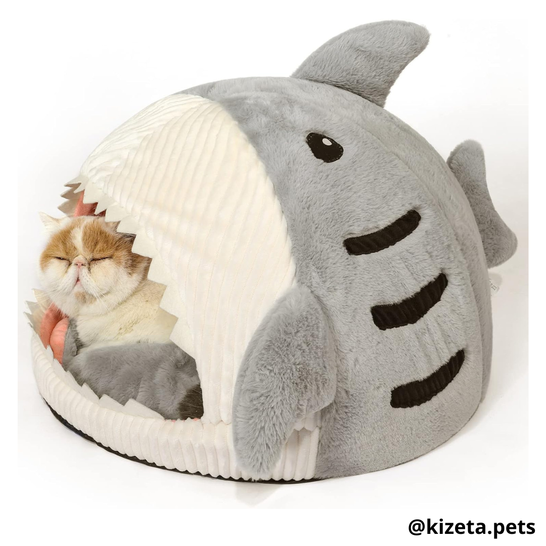 CAMA TIBURÓN PARA GATO / PERRO