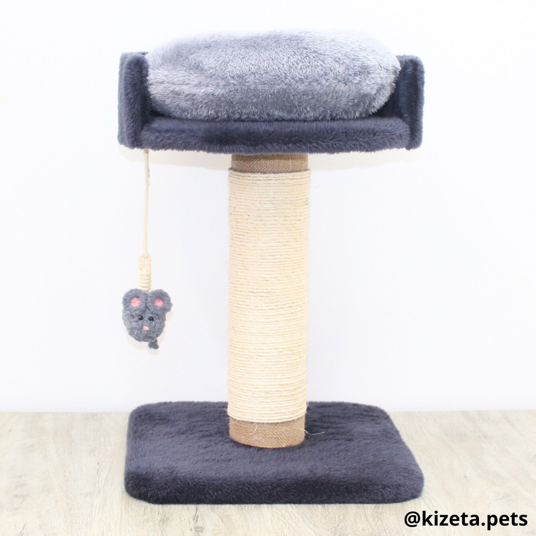 RASCADOR PARA GATO SENCILLO TORRE + CAMA (36x36x54CM)