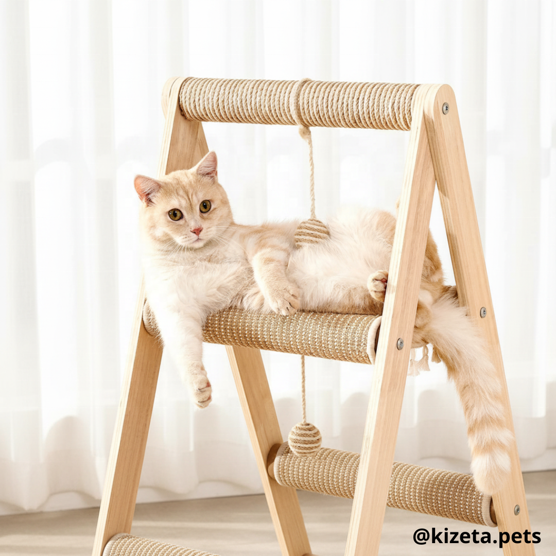 HAMACA/ÁRBOL DE 3 NIVELES PARA GATOS  (85X46X113CM)