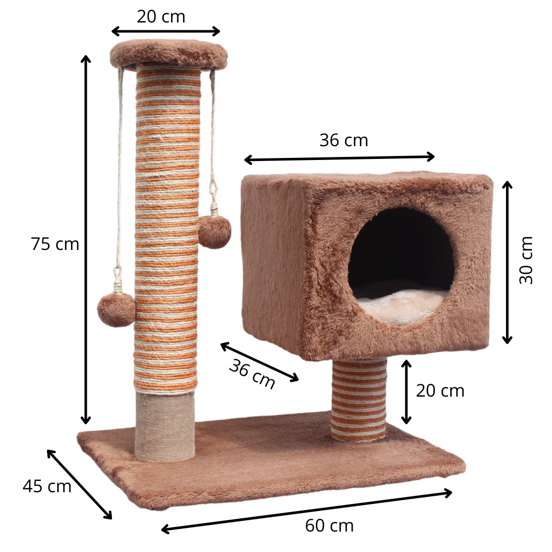 RASCADOR TIPO TORRE + CAMA