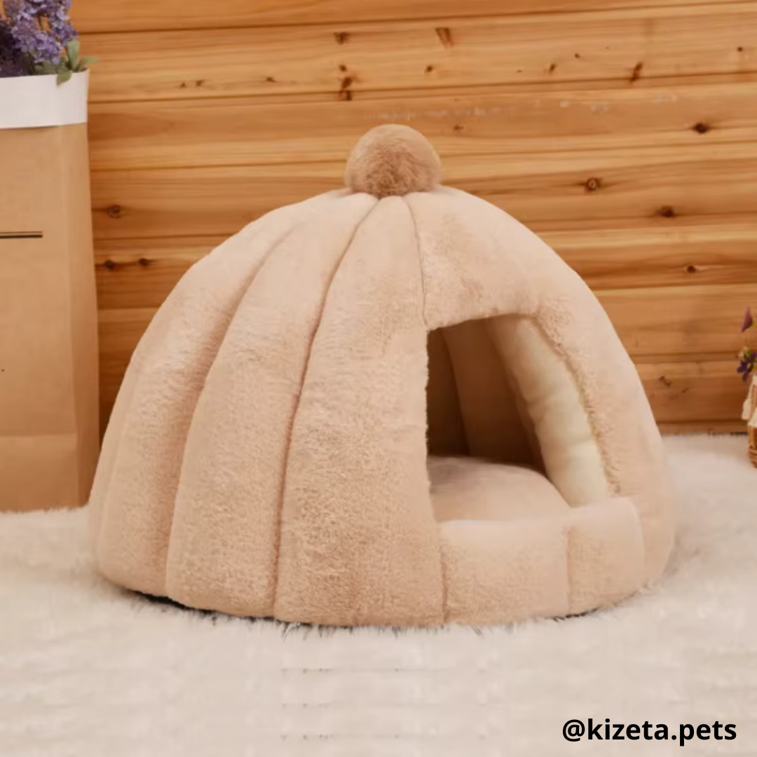 CAMA TIPO DOMO PARA PERROS O GATOS (60X40X35CM) O HASTA 5KG