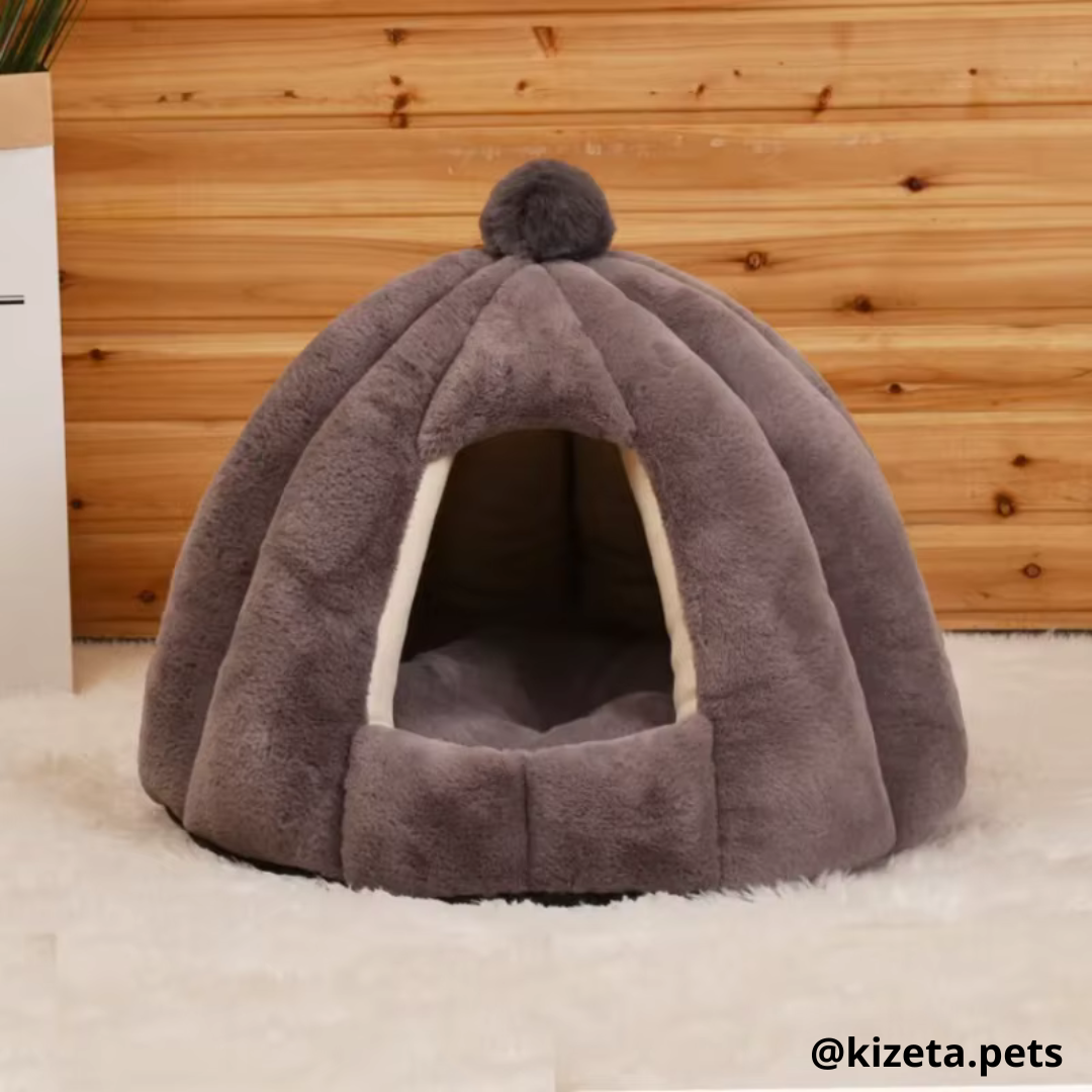 CAMA TIPO DOMO PARA PERROS O GATOS (60X40X35CM) O HASTA 5KG