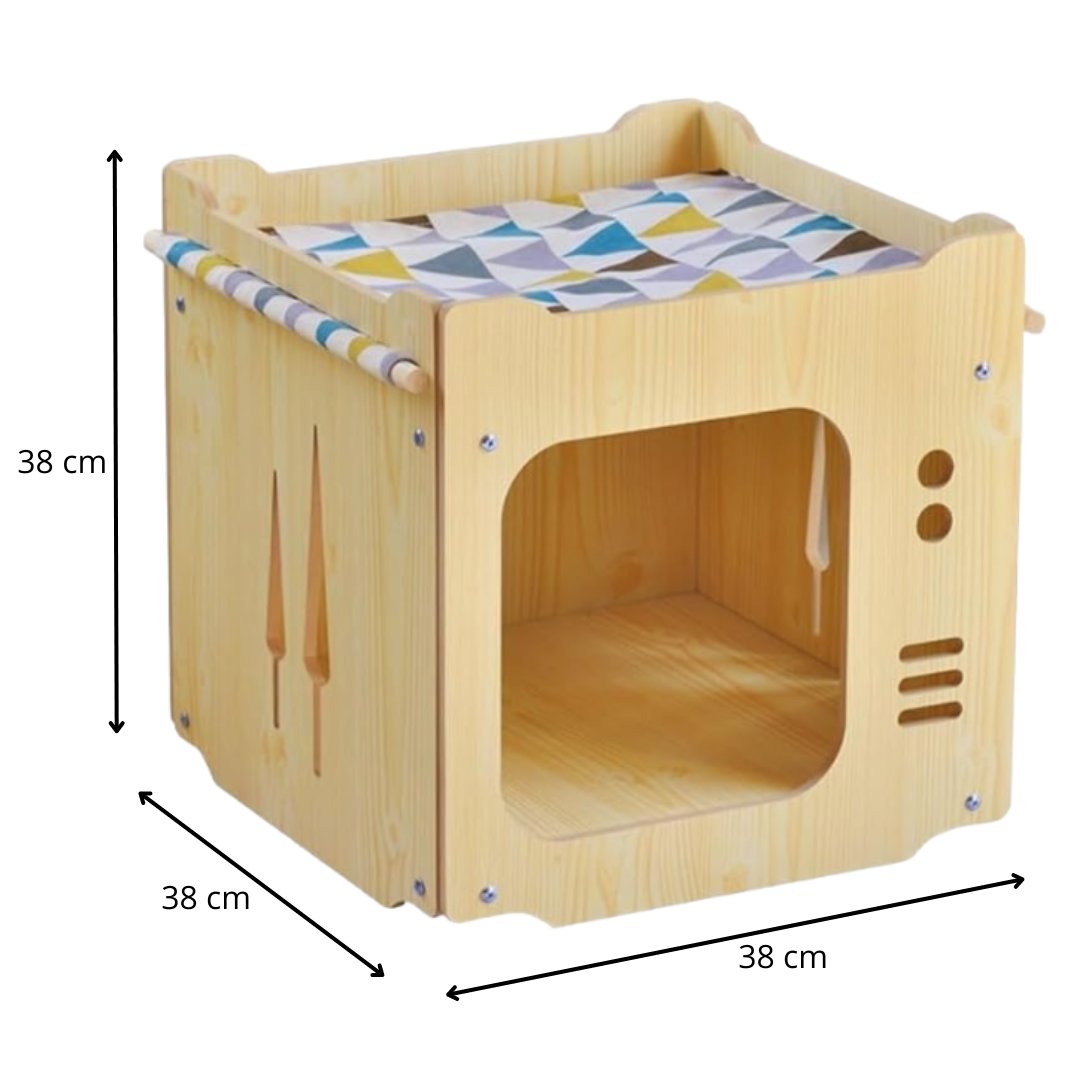 CUARTO + HAMACA / CAMA + HAMACA PARA GATOS O CONEJOS (INCLUYE COJÍN)