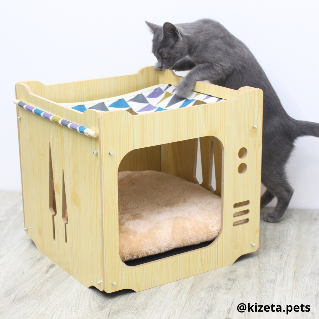 CUARTO + HAMACA / CAMA + HAMACA PARA GATOS O CONEJOS (INCLUYE COJÍN)