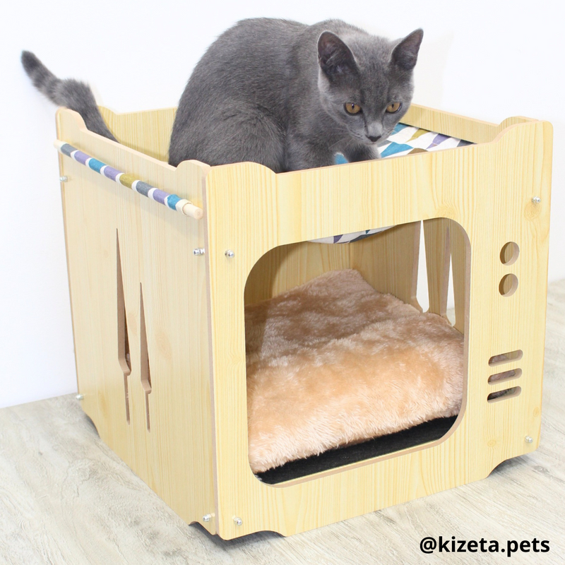 CUARTO + HAMACA / CAMA + HAMACA PARA GATOS O CONEJOS (INCLUYE COJÍN)